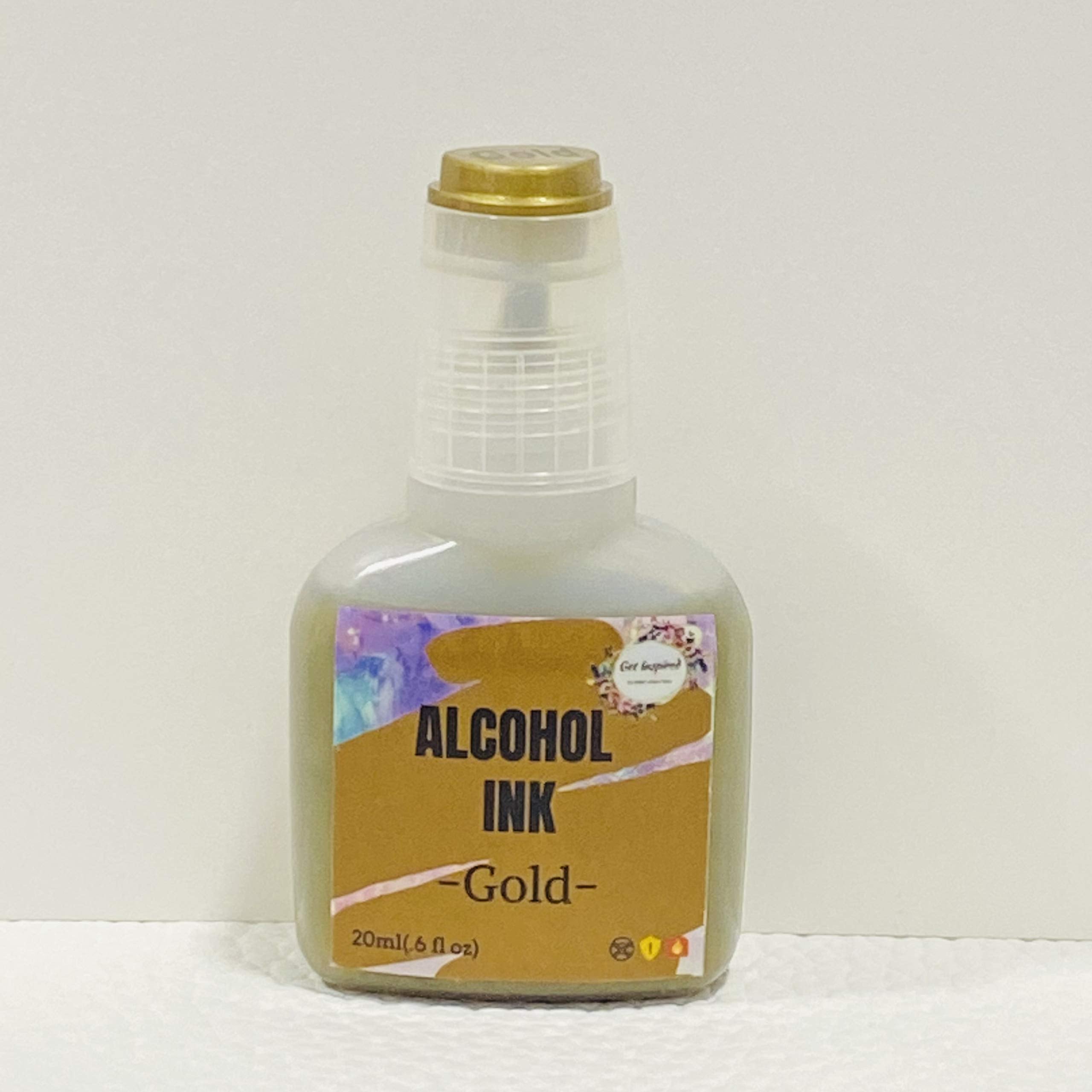 Get Inspired Gold Alcohol Ink 20ml for Alcohol and Resin Art