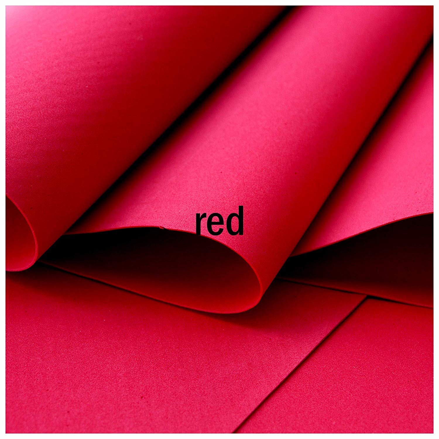 Get Inspired Flower Making Foam (Light Red, 0.8 mm/50x50 cm) Pack of 10