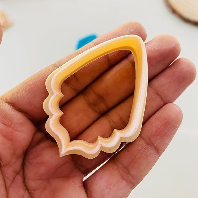 Tropical Leaf Clay Cutters Set of 1 Sharp and Crisp for Jewelry Making by Get Inspired 3cmsx4cms