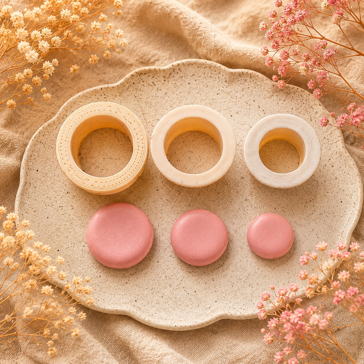 Basic Circle Shape Clay Cutters Set of 3 for Jewelry Making by Get Inspired