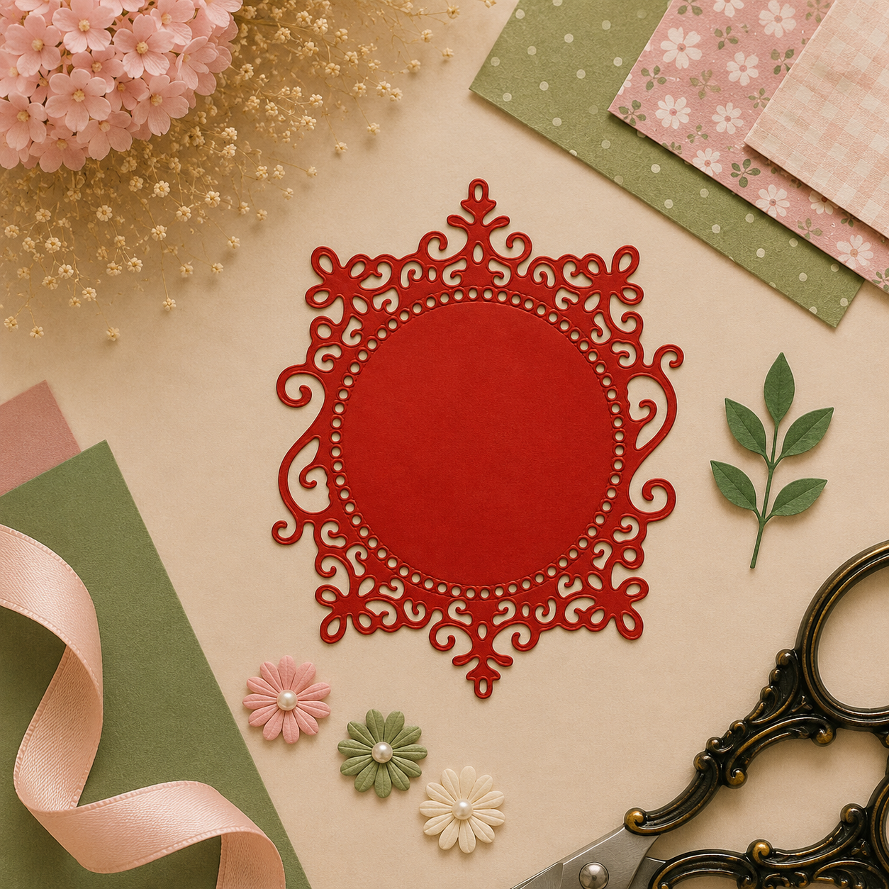 Vintage Paisley Grace Venice Dies 1 Pcs by Get Inspired