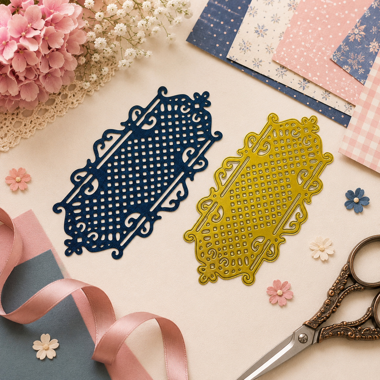 Etch Metal Cutting Dies 1Pcs by Get Inspired 7inchx 5.5inch
