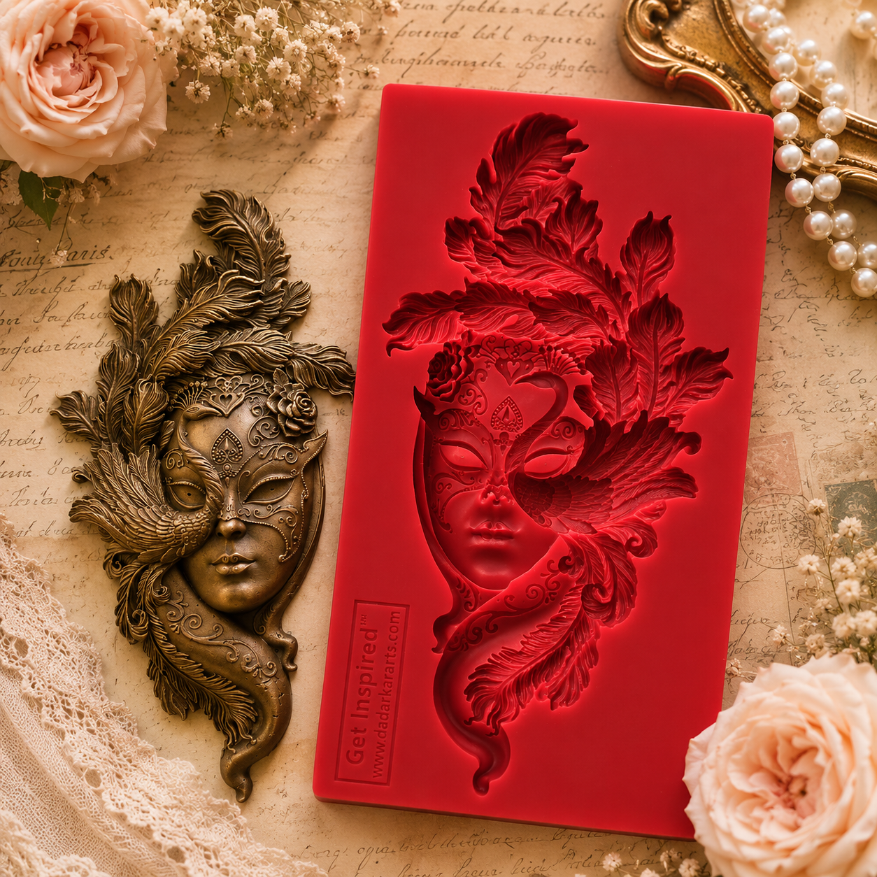 Caribbean Princess Silicon Mold 5x7inch GI3DM12 By Get Inspired Feb 2021 Launch