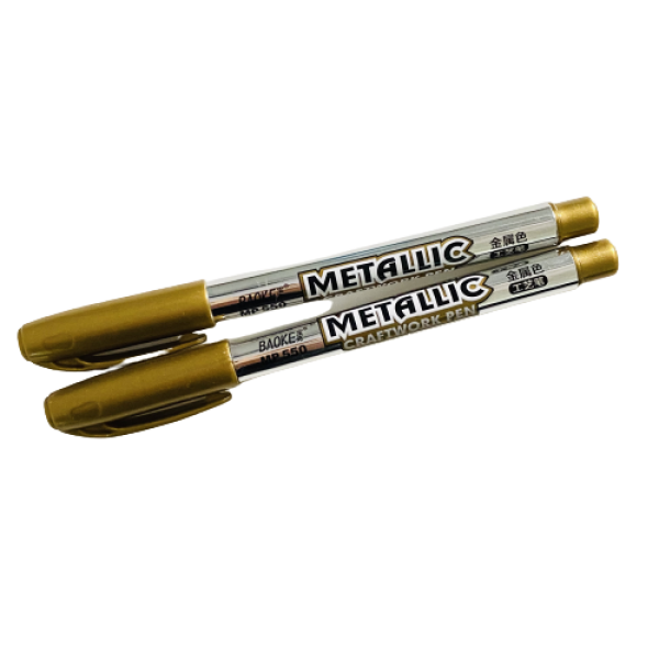 Metallic Pens Set of Gold for Alcohol Resin Art pens