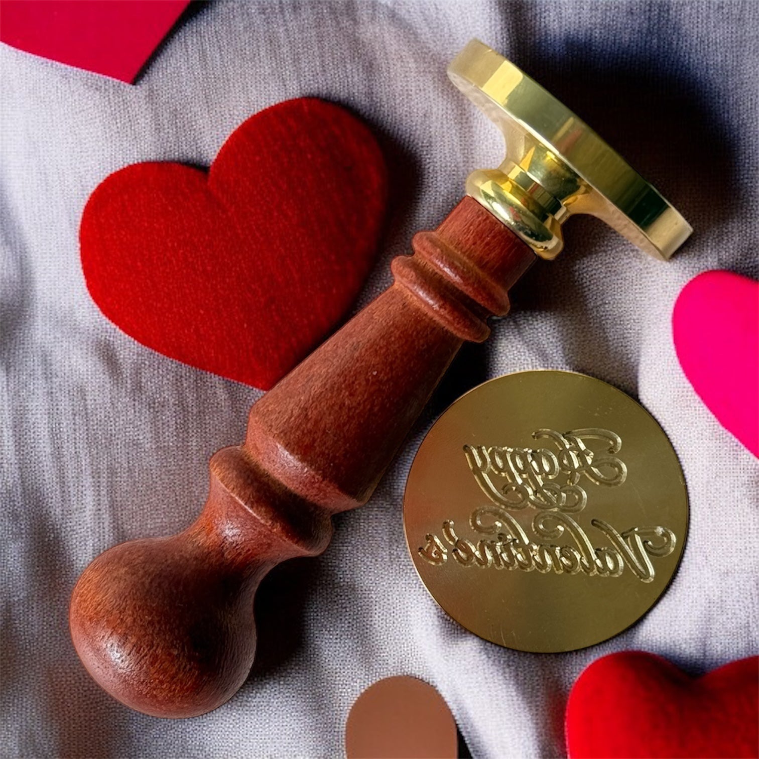 HAPPY VALENTINE wax stamp by Get Inspired